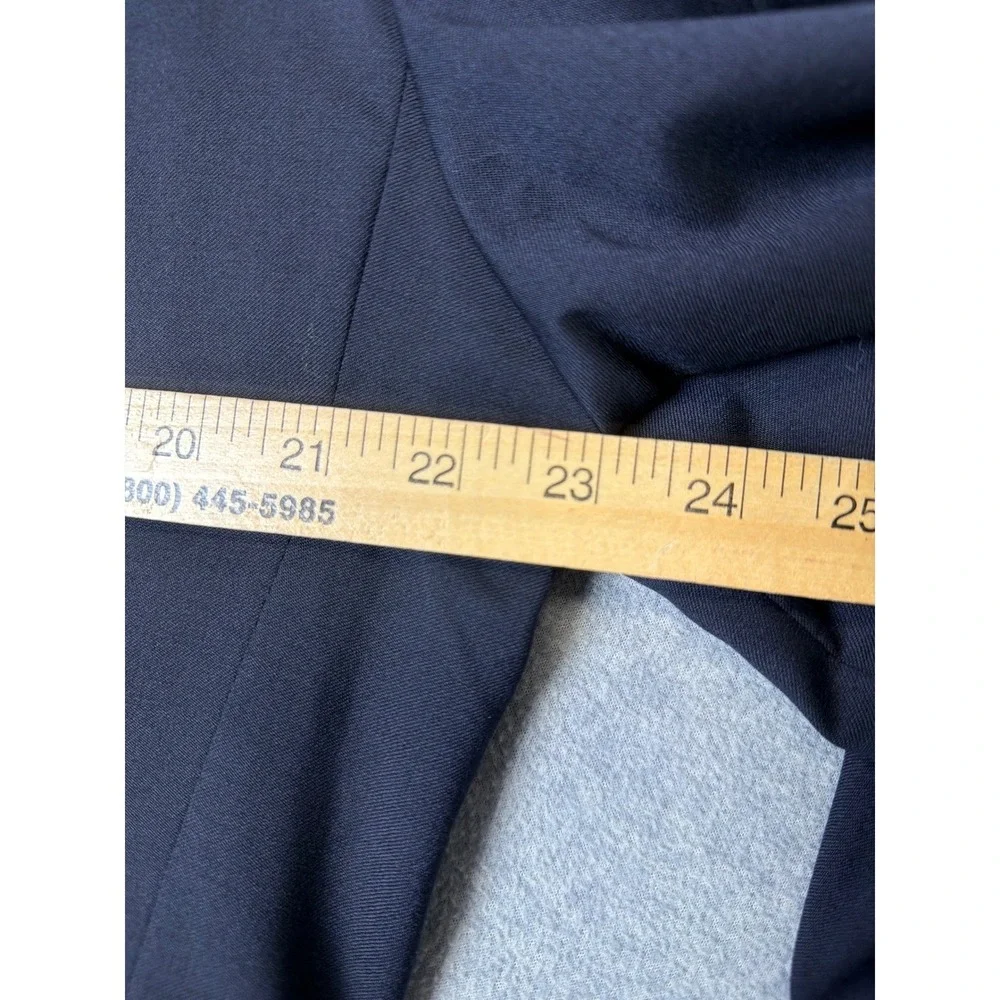 Jos A Bank Signature Collection Navy Blue 100% Wool 2 Button Blazer Jacket 41 LG